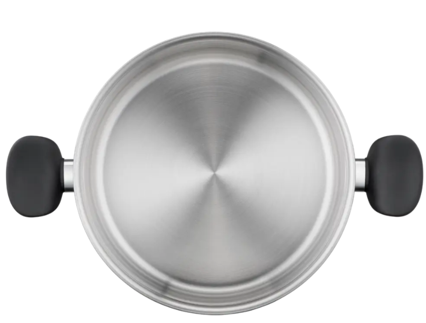 Tefal Stainless Steel Stewing Pot 24 cm with Glass Lid 5 L - Thumbnail 3